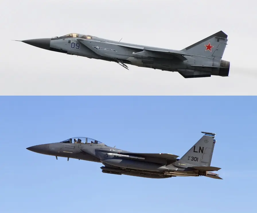 Los miticos F15 y MiG 25, discusion abierta