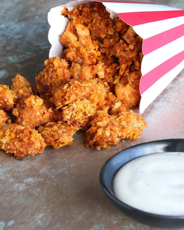 Pochoclo de Pollo, Receta Facil y Rica