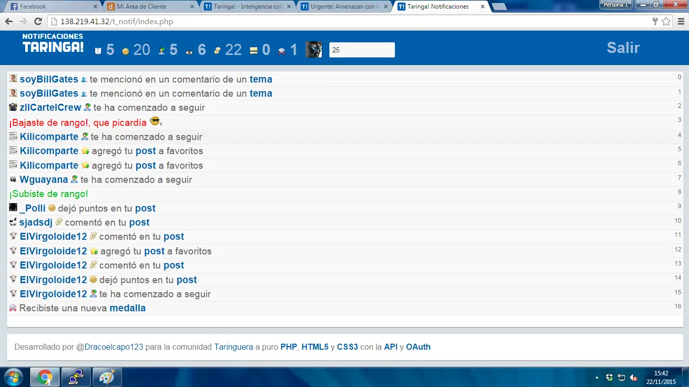 notificaciones