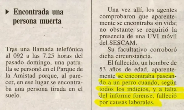 El cadáver muerto del difunto que se murió porque lo mataron