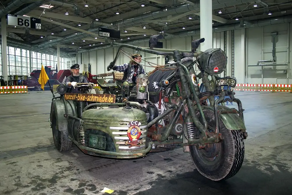monster garage ,motocicletas extremas Panzerbike
