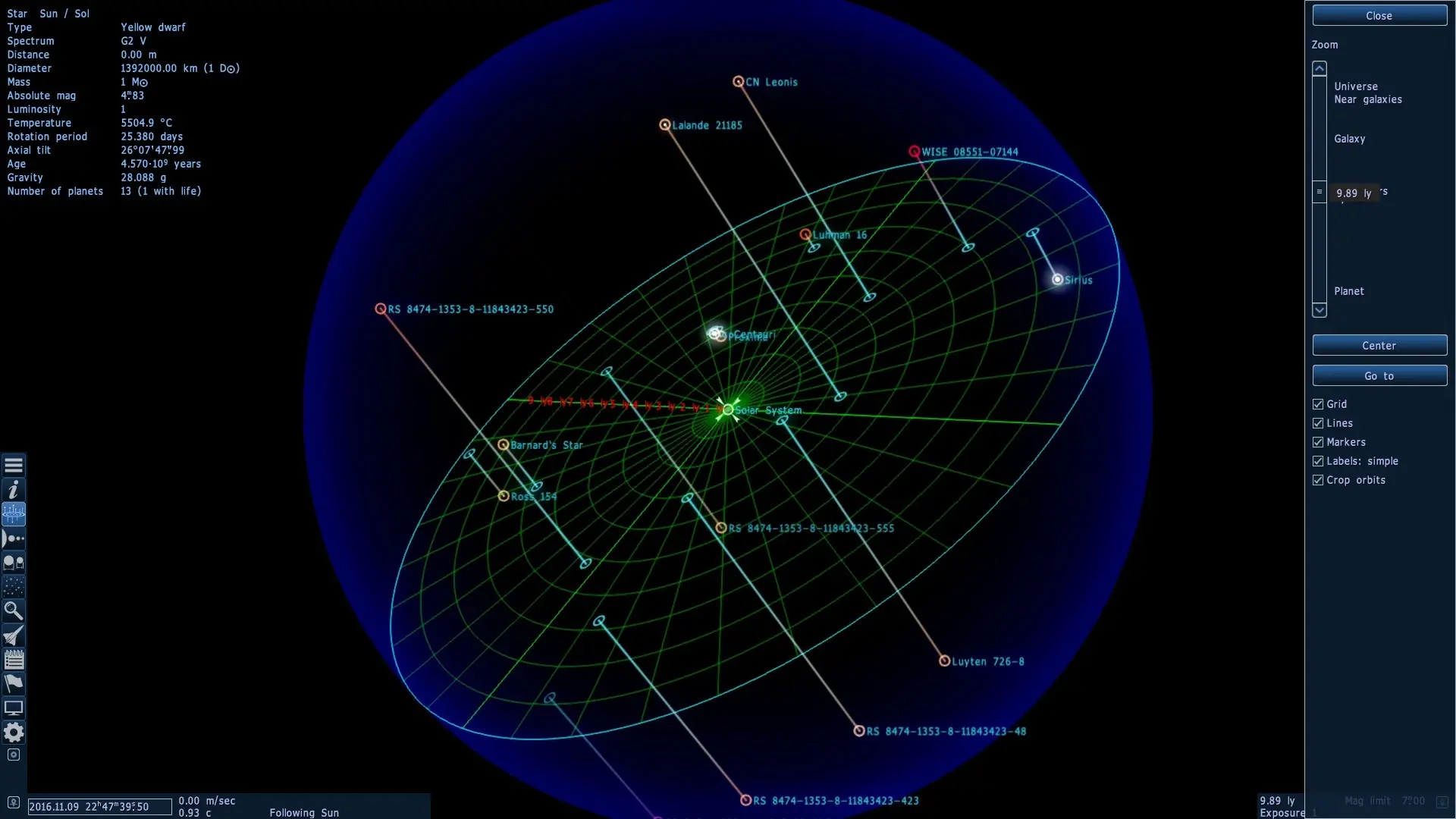 simulador universo