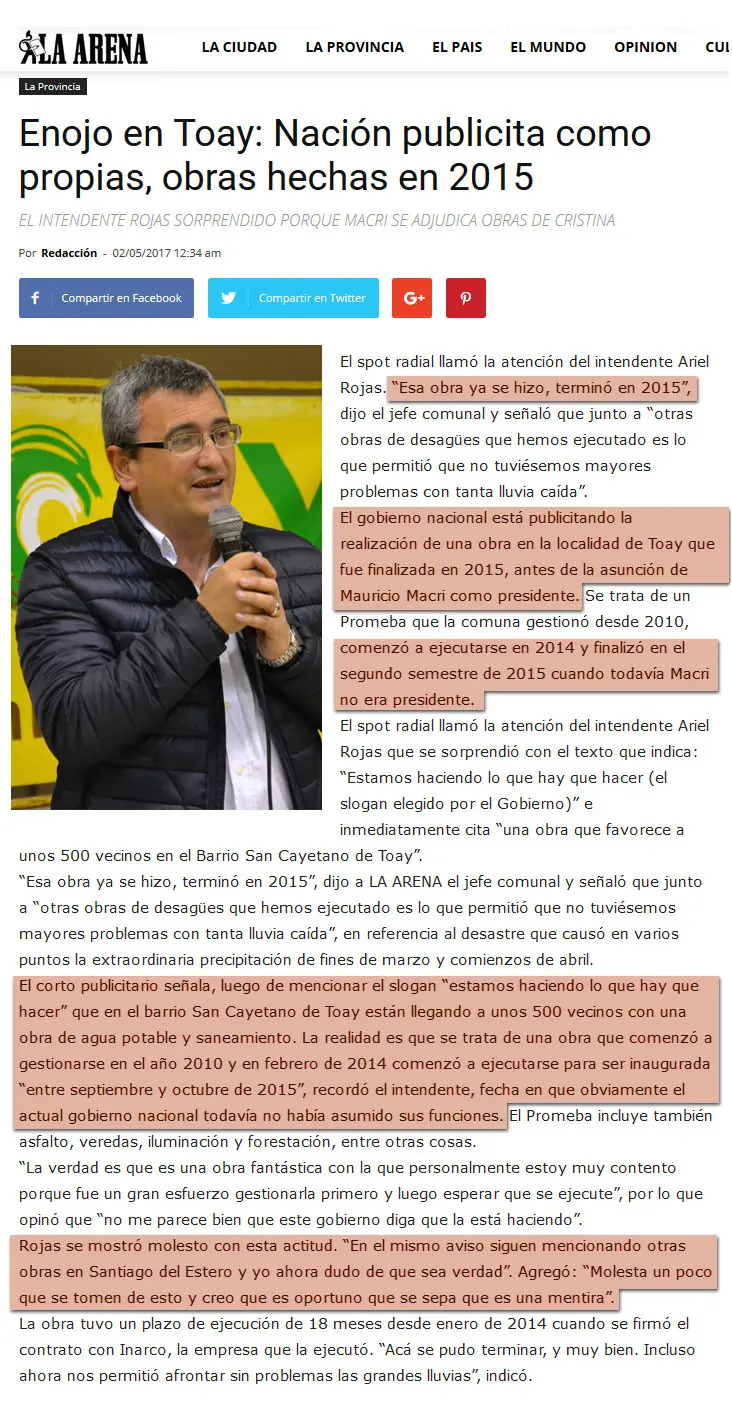 Las patas cortas del "Haciendo lo que hay que hacer"