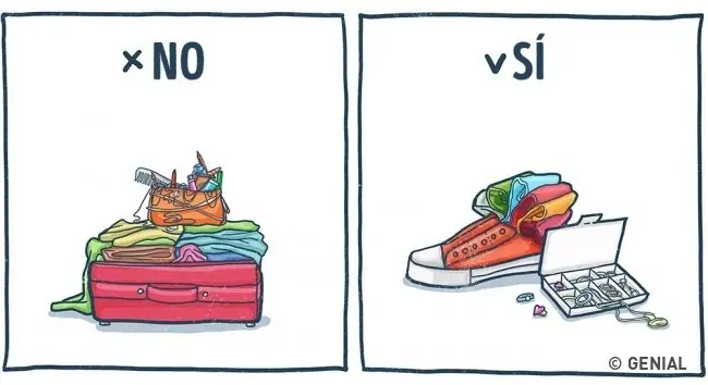 Formas de empacar tu maleta