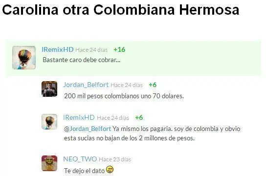 comentarios