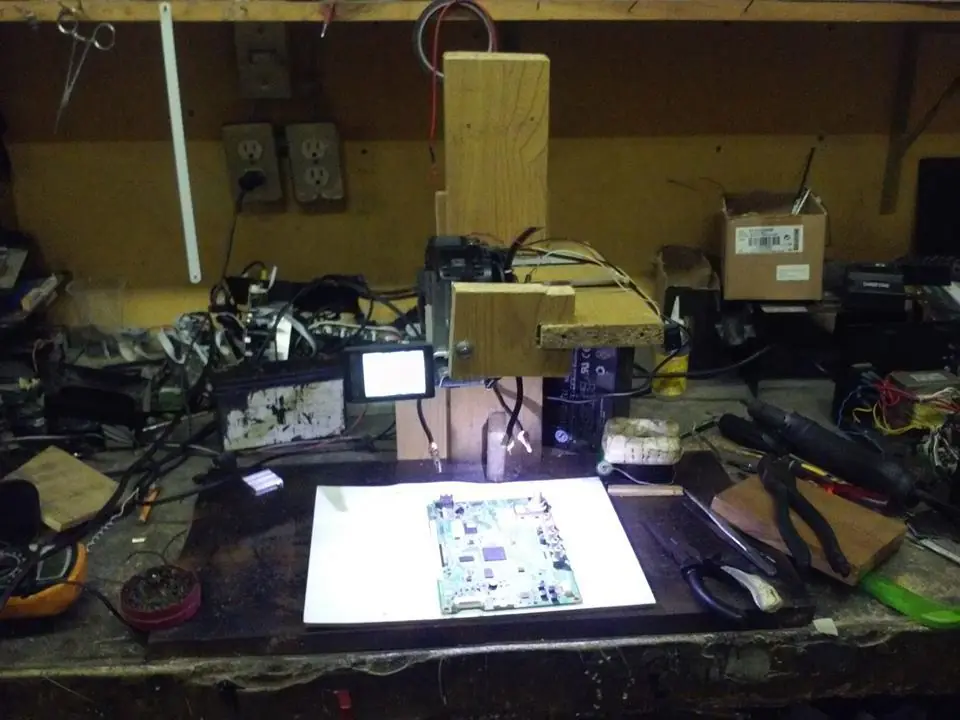 Microscopio Casero para soldadura Electrónica SMD