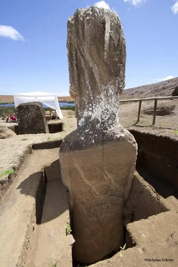 Desenterraron Las Ancestrales Cabezas De La Isla De Pascua
