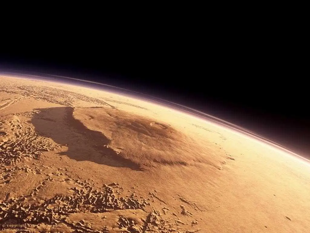 Olympus, la montaña más alta del sistema solar