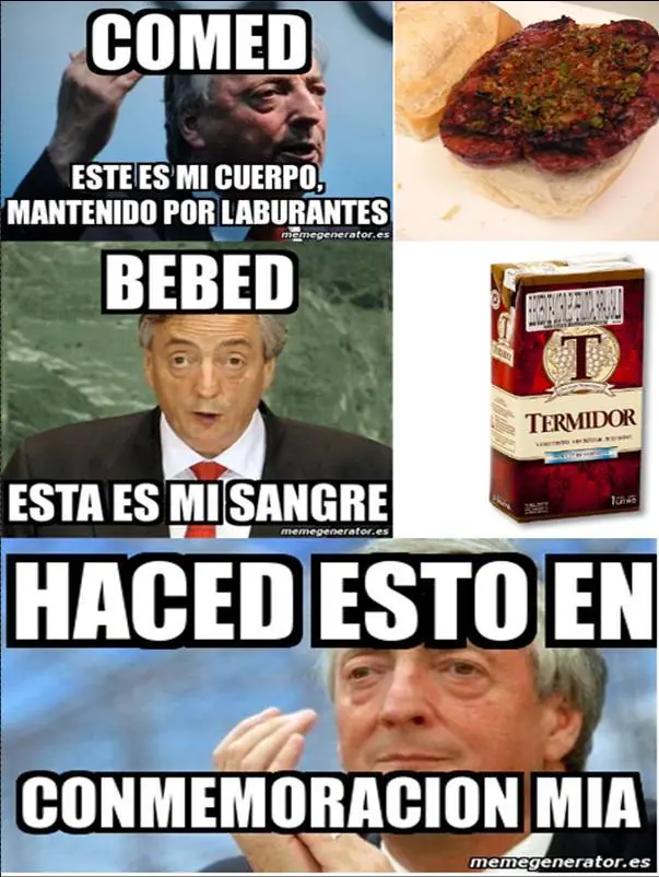 Néstor kirchner en diferentes idiomas