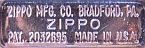 Zippo - Tabla de fechas, historia, videos