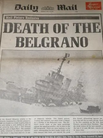 A 35 años del hundimiento del A.R.A Gral. Belgrano