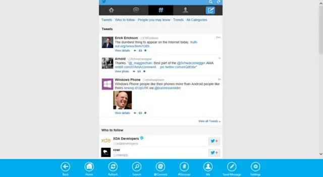 Descarga Twitter+ para Windows 8