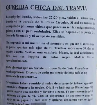 Se enamoró de chica tren lo publicó y ella lo acusó d acoso