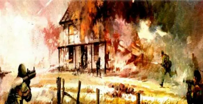 Como ve un yanqui comabte en Malvinas