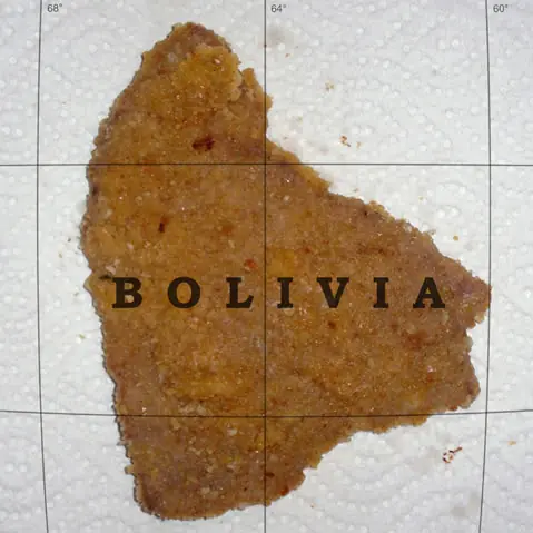 Milanesas con formas de países y esas cosas.