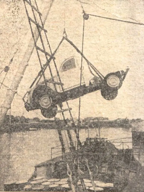 Citroën 2 CV exportados a Uruguay