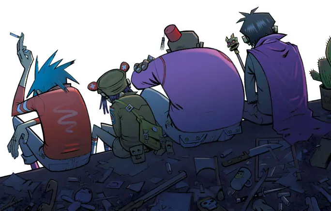 sos fanatico de gorillaz?