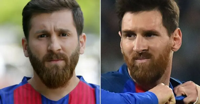 el doble de messi
