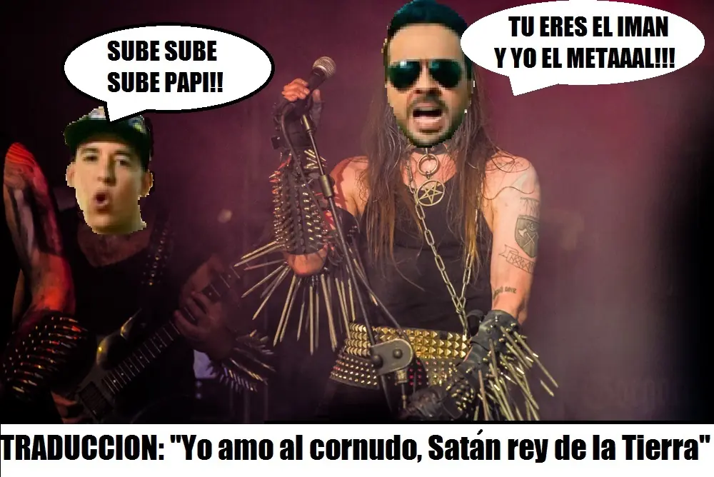 Llora el metal: Luis Fonzi Satánico