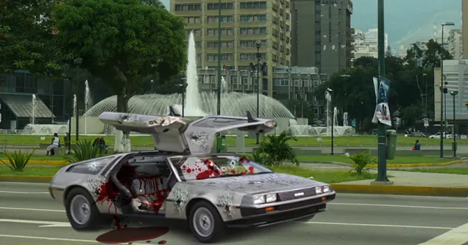 Marty McFly llega del pasado a la Vzla de 2017 y lo matan