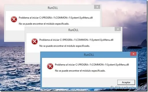 El mensaje de RunDLL al iniciar sesión, Autoruns su solución