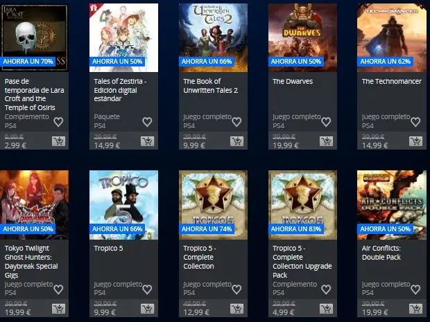 ofertas store espana playstation