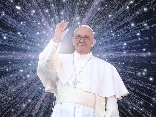 El papa Pancho ahora organiza charlas sobre el Big Bang