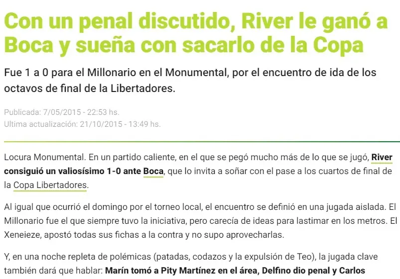 Mañana se cumplen 2 años del gas pimienta en la Boca