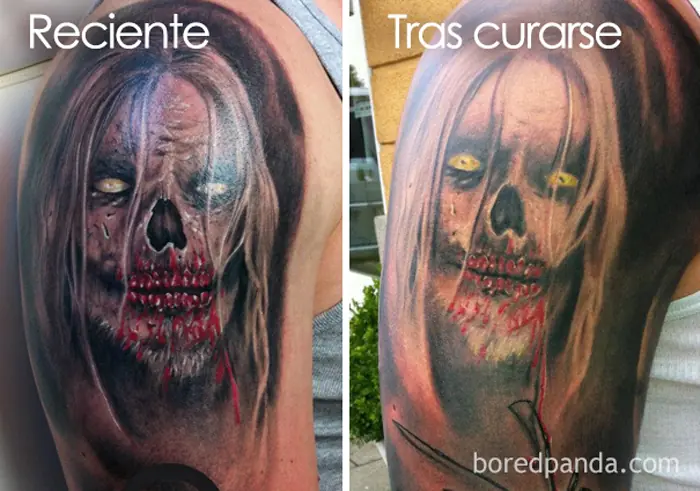 Fotos revelan cómo envejecen los tatuajes Fotos revelan cómo envejecen los tatuajes