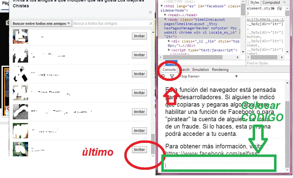 Como invitar a todos tus amigos a tu fanpage en UN CLICK