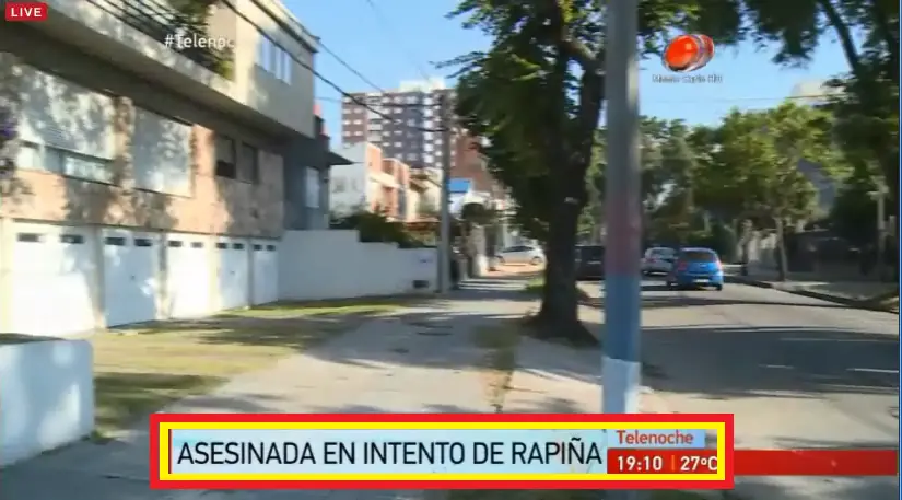 Uruguay - Asesinan esposa de fiscal en rapiña, el fa.