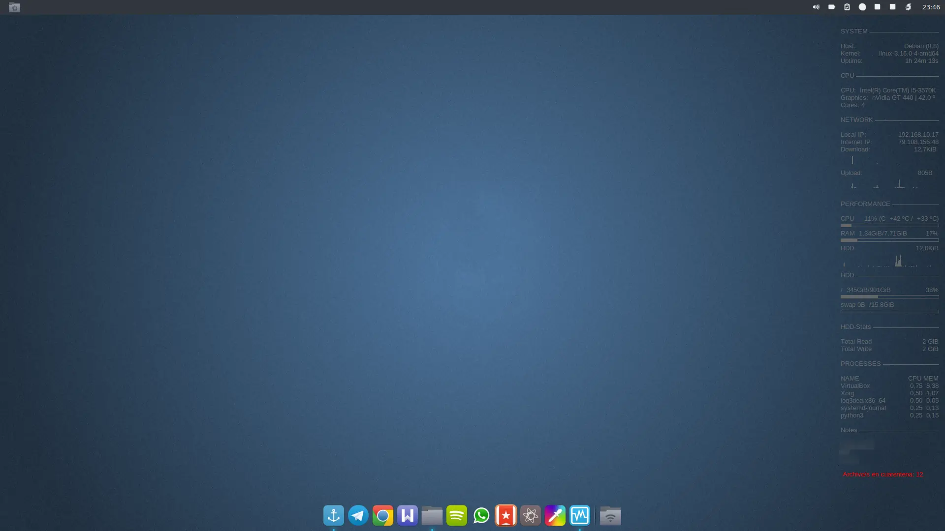 Aquí os muestro mi linux, es perfecto!