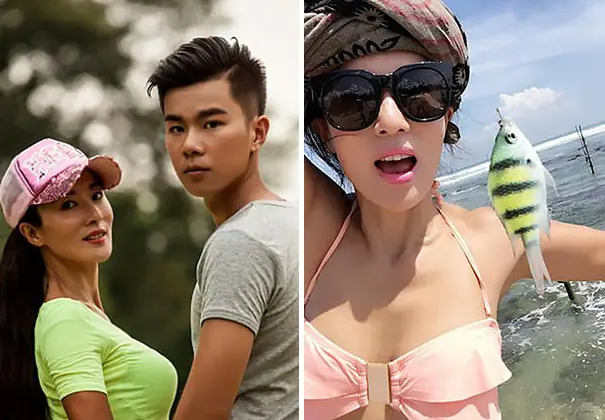 madre la confunden con la novia del hijo