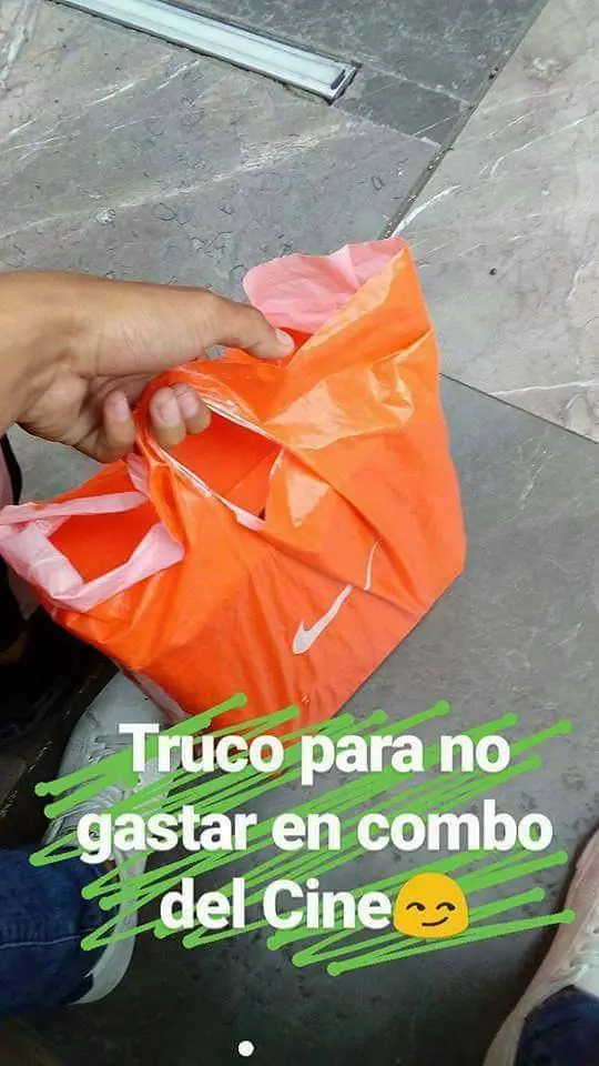 Como llevar comida al cine sin ser detectado