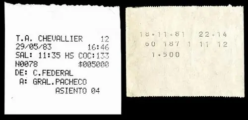 Un peso, por favor...