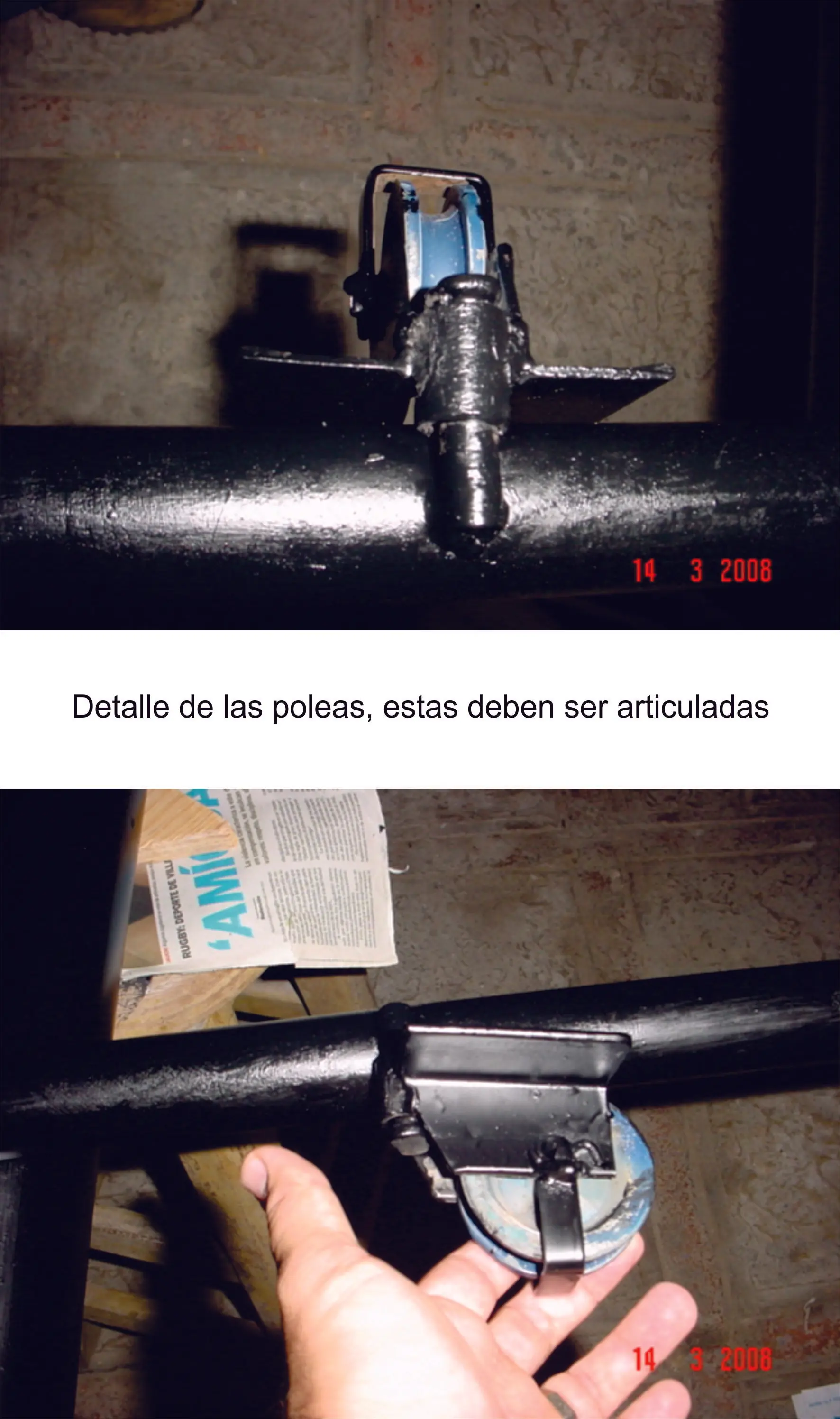 Hice un muro de escalada desmontable, haz el tuyo