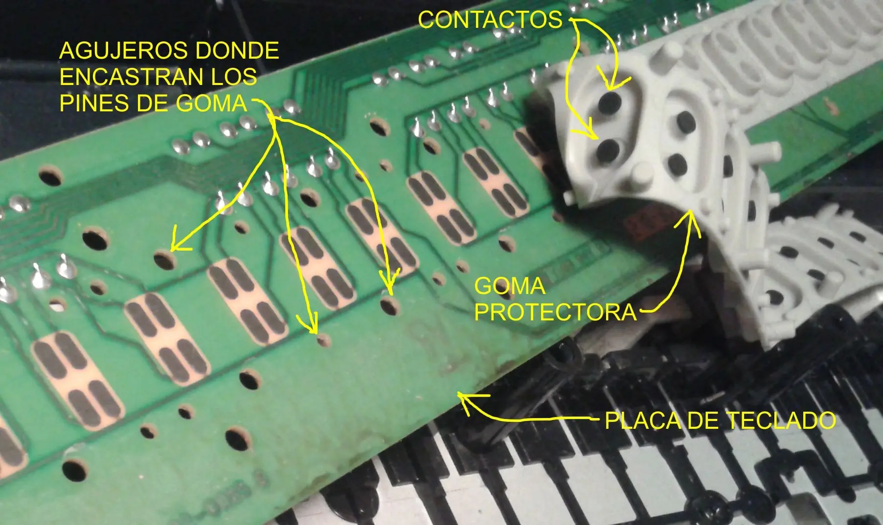reparacion teclados korg
