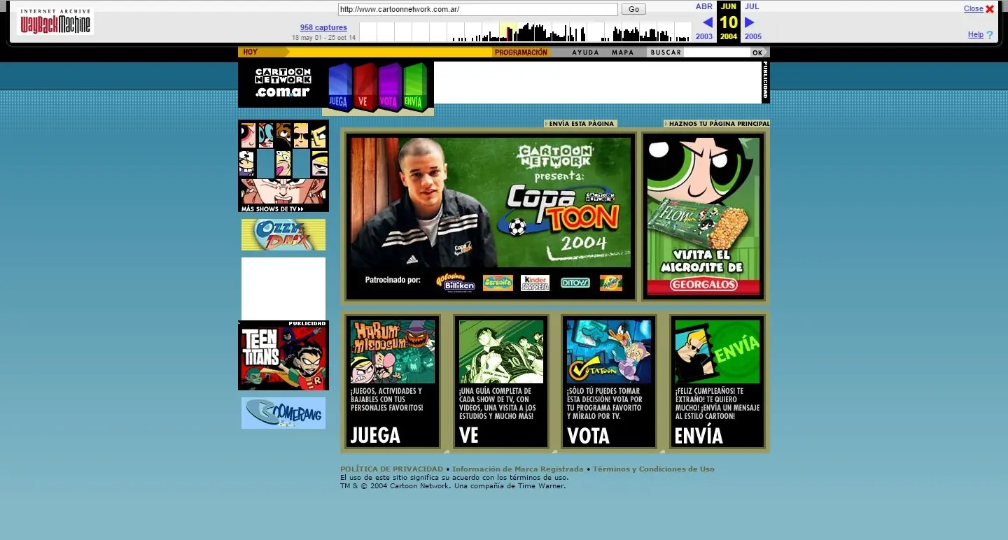 Fantastico truco para ver paginas web como eran antes Fantastico truco para ver paginas web como eran antes