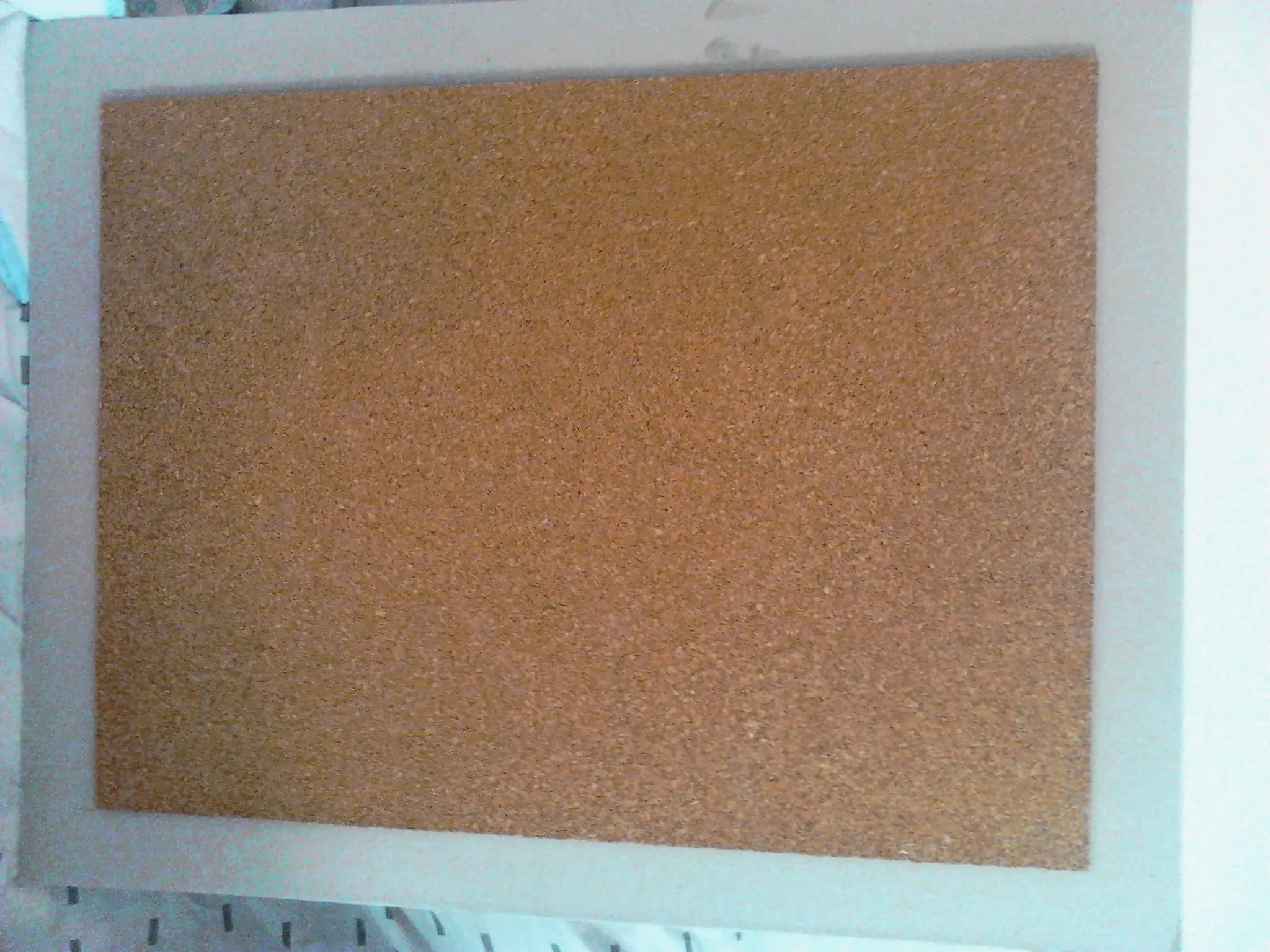 Me hice una Pizarra de corcho.