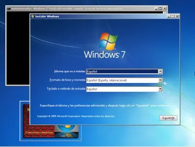 Windows 7 total 32bits/64bits en Español, DVD