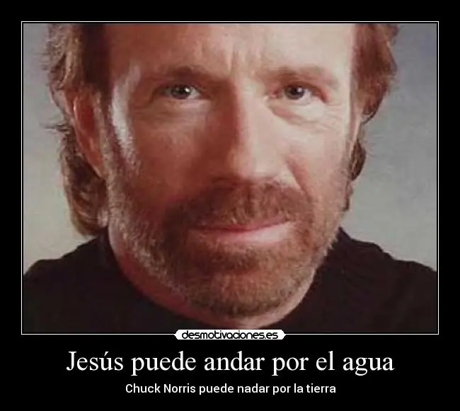 Chuck Norris se entera de la calle Justin
