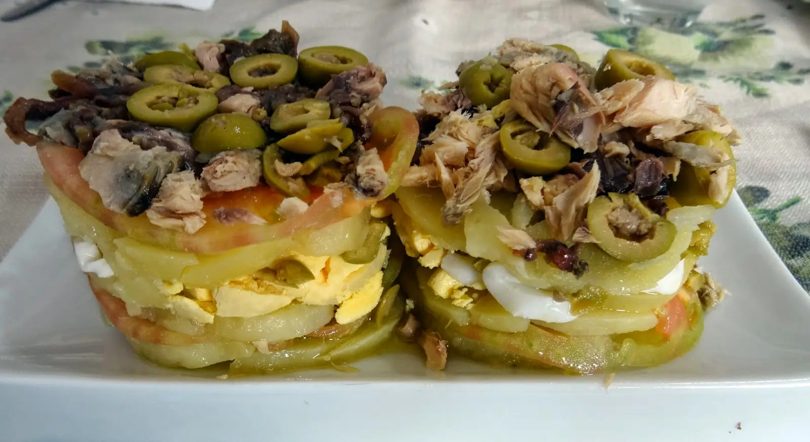 Milhojas de manzana y foie Milhojas de manzana y foie