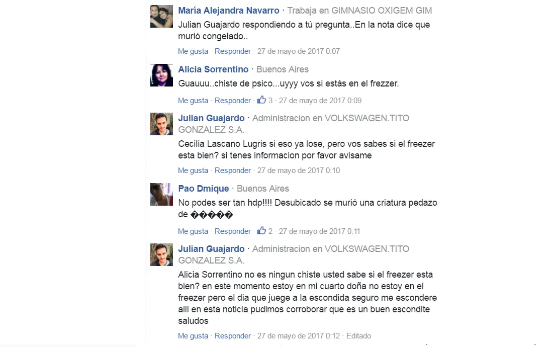 Experimento humor negro en comentarios de pagina TN! pasate! Experimento humor negro en comentarios de pagina TN! pasate!