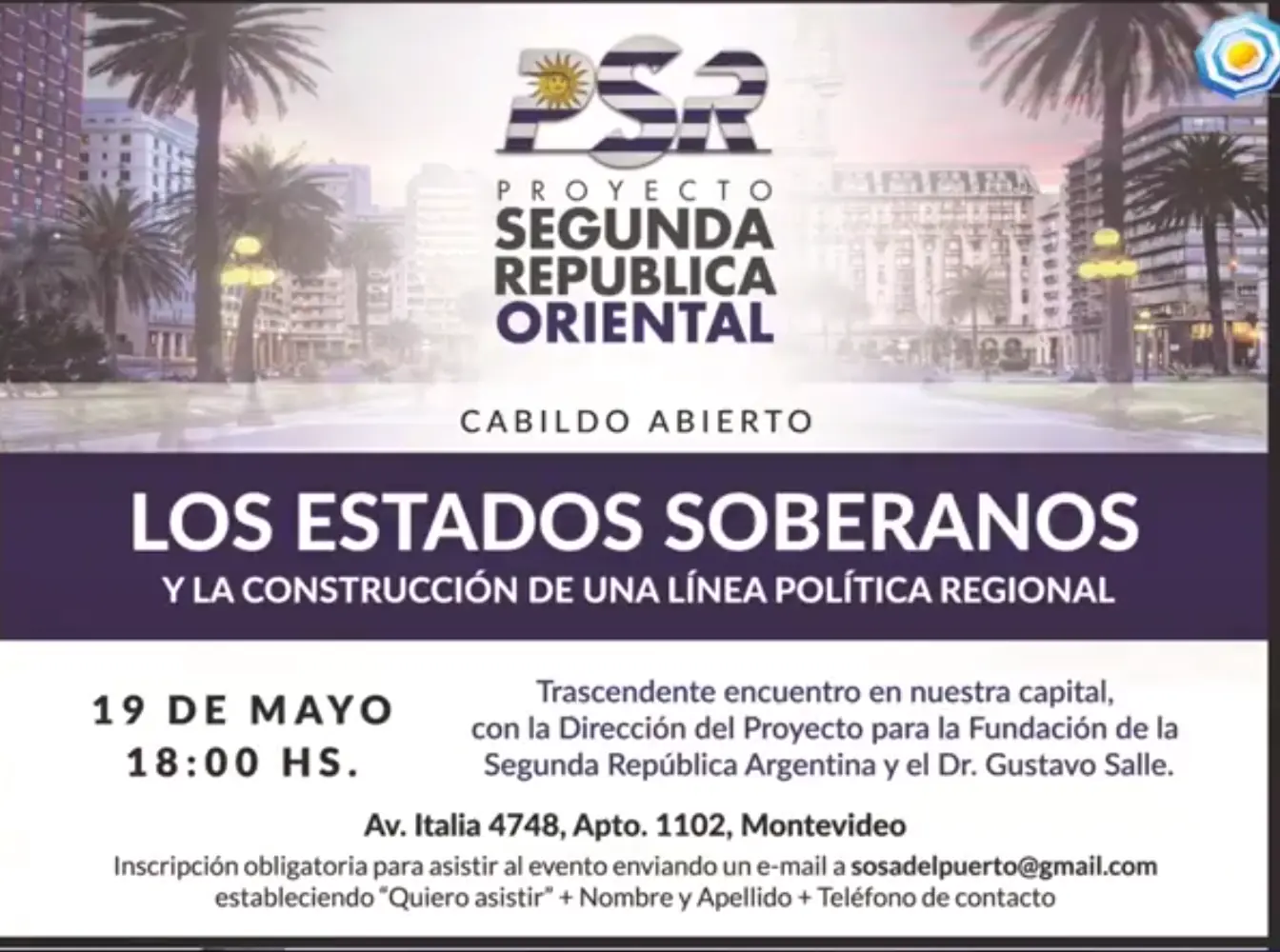 Atención Uruguay: Proyecto Segunda República Oriental
