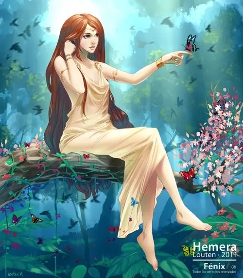 Hemera diosa del dia