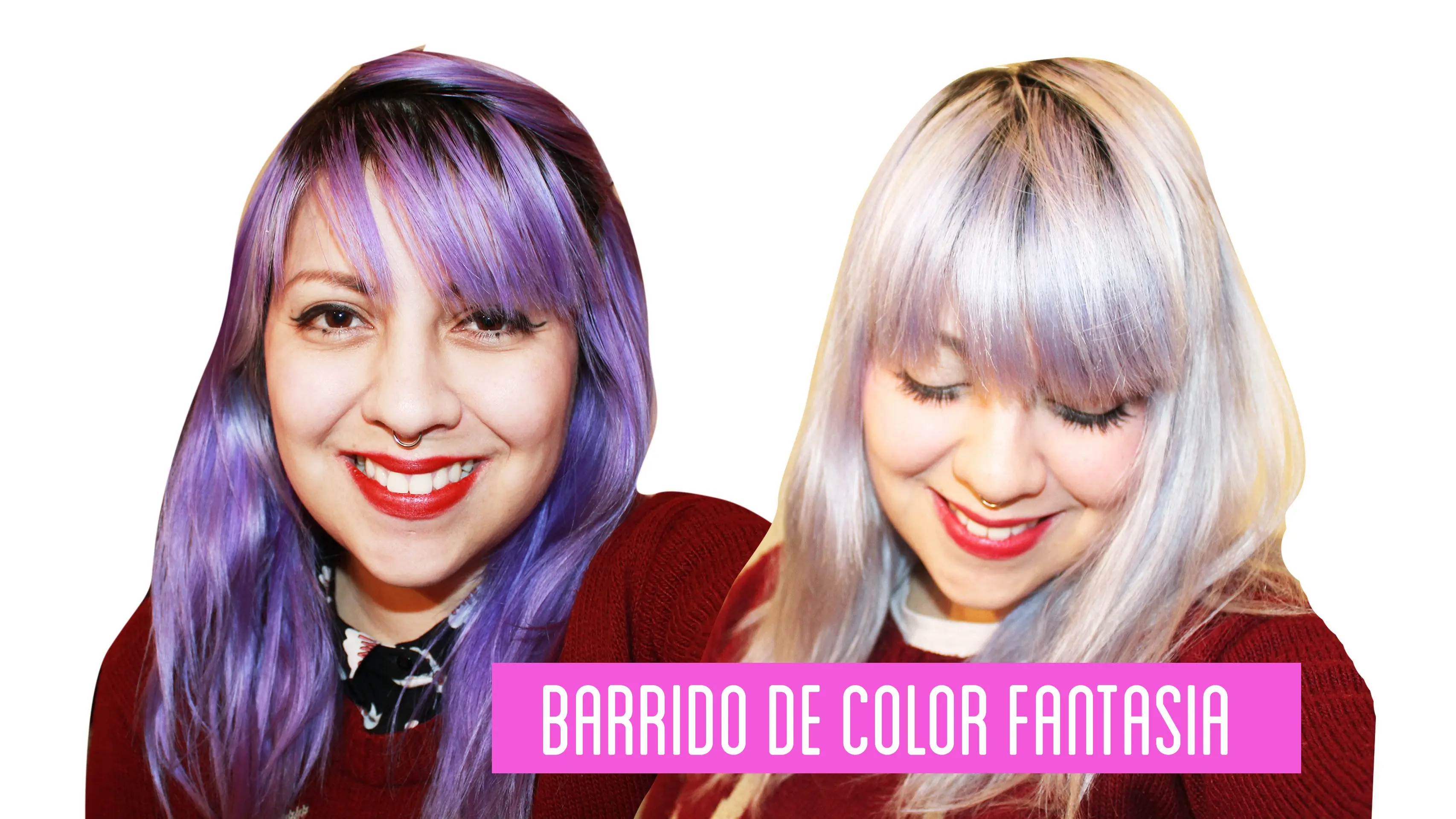El mejor barrido de color fantasía / no decolora, no daña!