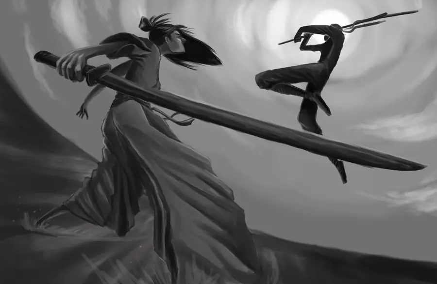 El Samurai y el Ninja (Trabajo propio)