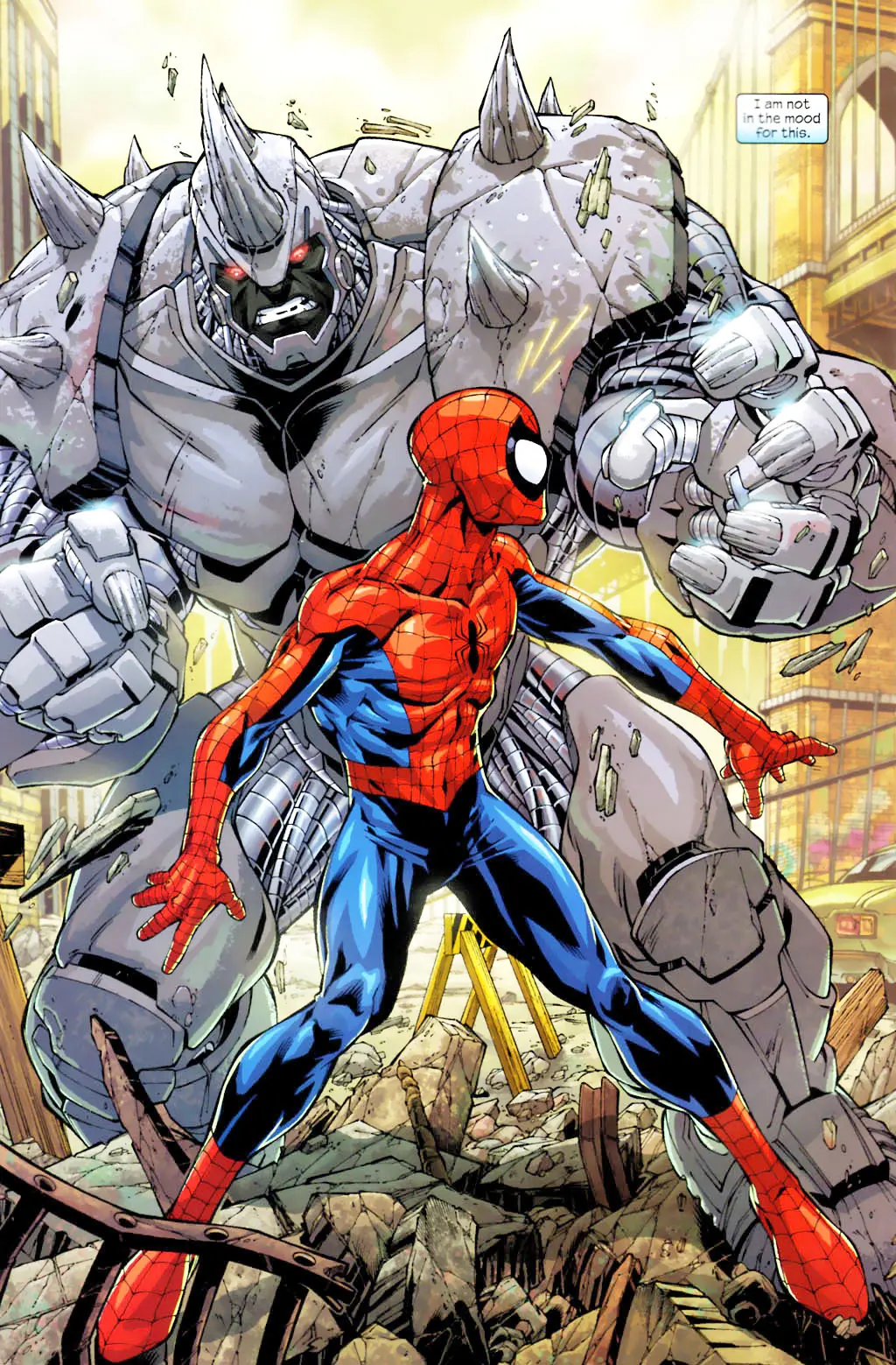 Fotos de Rhino de "Amazing Spiderman 2" en plena p