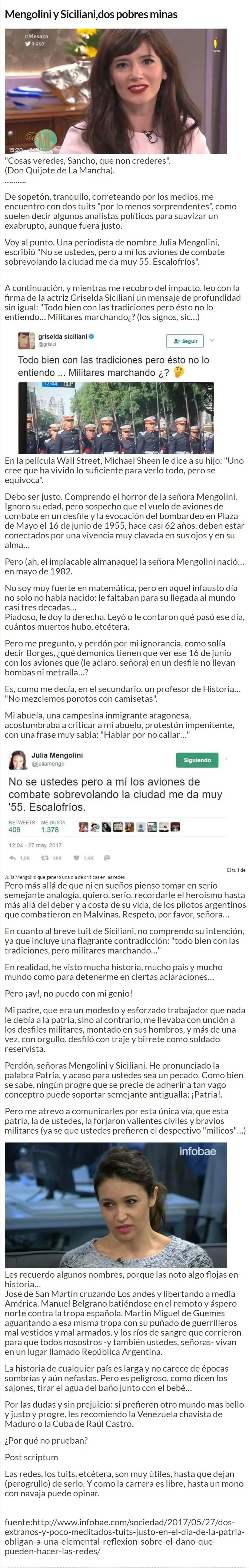 Mengolini y Siciliani,dos pobres minas
