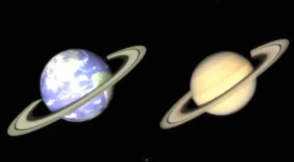 ¿Y si la Tierra tuviera anillos como Saturno? Así seria